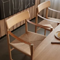 FDB Møbler J186 Hesberg spisebordsstol, olieret eg fra Outlet