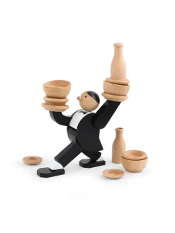 Kikkerland Don't Tip The Waiter, stacking game Hot
