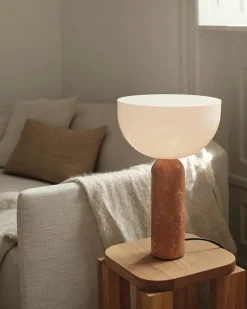 New Works Kizu Bordlampe Large, Breccia Pernice fra Hot