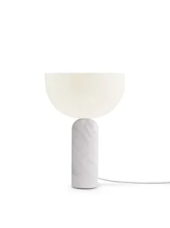New Works Kizu Bordlampe Small, Black Marble fra New