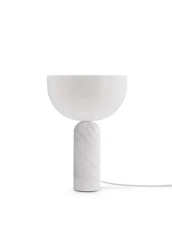 New Works Kizu Bordlampe Small, Black Marble fra New