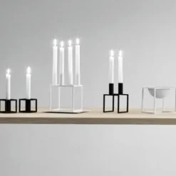 Audo Copenhagen Kubus 4 Lysestage, ivory fra Sale