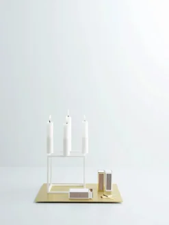 Audo Copenhagen Kubus 4 Lysestage, ivory fra Sale