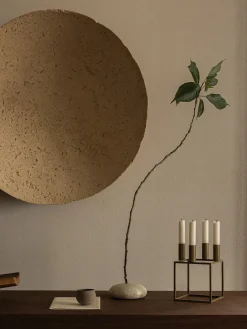 Audo Copenhagen Kubus 4 Lysestage, zink fra New