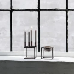Audo Copenhagen Kubus 4 Lysestage, zink fra New