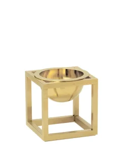 Audo Copenhagen Kubus Bowl Mini guldbelagt fra Hot