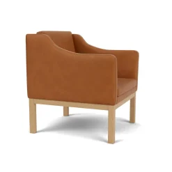 FDB Møbler L46 MK155 lænestol, cognac læder af Mogens Koch New