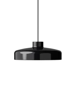 Nine Lacquer pendant medium, black fra New