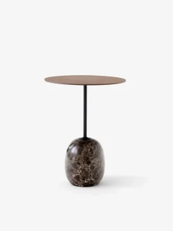 &Tradition Lato bord LN8, Deep Green & Verde Alpi Marble fra Hot