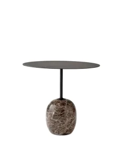 &Tradition Lato bord LN8, Deep Green & Verde Alpi Marble fra Hot