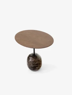 &Tradition Lato bord LN8, Deep Green & Verde Alpi Marble fra Hot