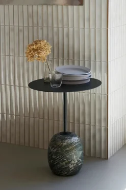 &Tradition Lato bord LN8, Deep Green & Verde Alpi Marble fra Hot