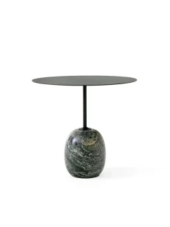 &Tradition Lato bord LN9, Deep Green & Verde Alpi Marble fra Best