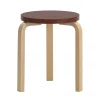 Artek Limited Edition Stool 60, Mahogany Brown fra Hot
