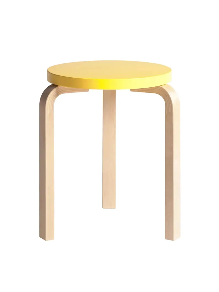 Artek Limited Edition Stool 60, Mahogany Brown fra Hot