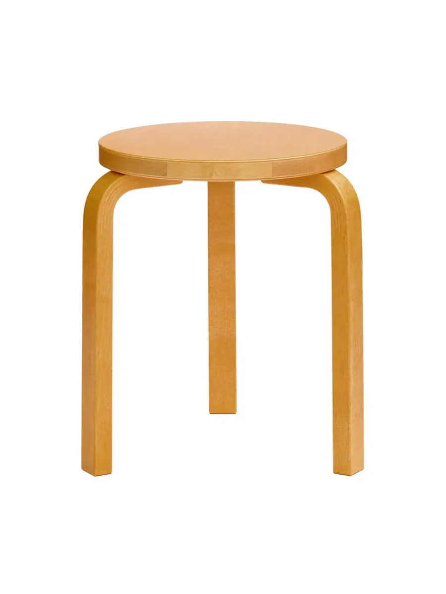 Artek Limited Edition Stool 60, Mahogany Brown fra Hot
