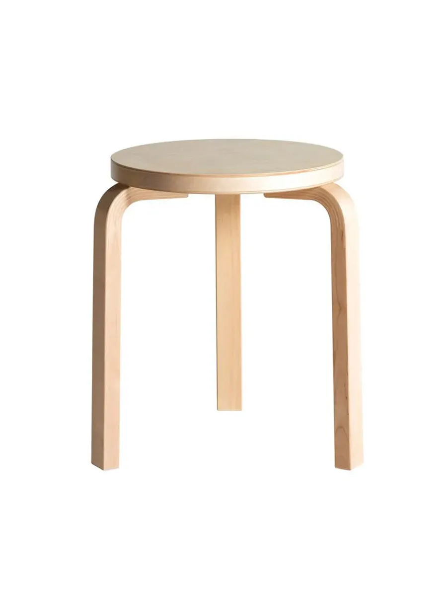 Artek Limited Edition Stool 60, Mahogany Brown fra Hot