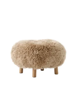 &Tradition Little Petra Pouf, sheepskin honey 50 mm fra Sale