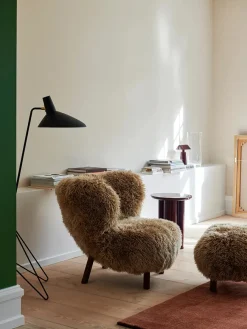 &Tradition Little Petra Pouf, sheepskin honey 50 mm fra Sale