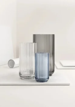 Lyngby Porcelæn Lyngbyvasen i klar glas fra Discount