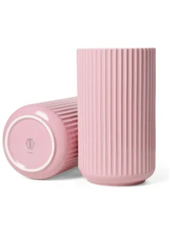 Lyngby Porcelæn Lyngbyvasen i rosa, H25 cm fra New