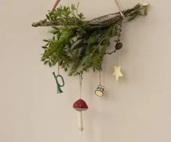 Maileg Metal ornament, Nisse med Stearinlys fra New