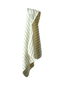 Bongusta Naram Baby Towel, white & grass fra Online