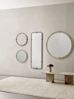 Audo Copenhagen Nimbus Mirror Ø110, brass fra Hot