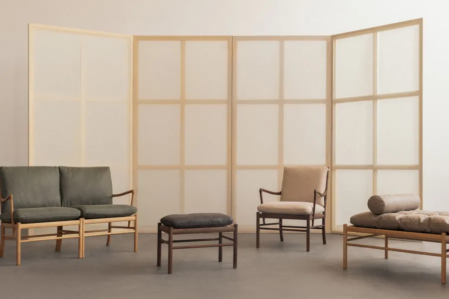 Carl Hansen & Søn OW150 daybed eg olie, Terra-læder af Ole Wanscher Hot