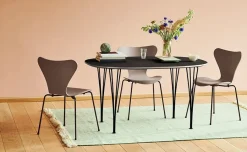 Fritz Hansen Piet Hein B614 Superellipse spisebord, 240 x 120 cm fra Sale