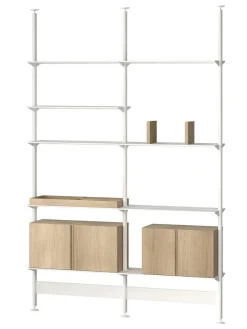 String Furniture Pira G2 Floor-to-Ceiling Shelving Bundle A fra String New