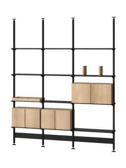 String Furniture Pira G2 Floor-to-Ceiling Shelving Bundle C fra String Sale