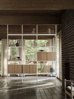 String Furniture Pira G2 Floor-to-Ceiling Shelving Bundle C fra String Sale