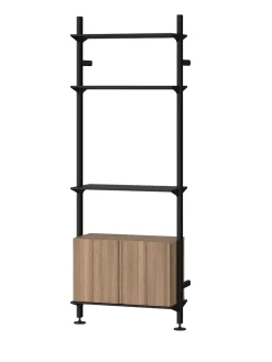String Furniture Pira G2 Floor-to-Wall Shelving Bundle B fra String Hot