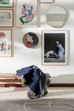 Ferm Living Pond Mirror lille, Brass fra Online