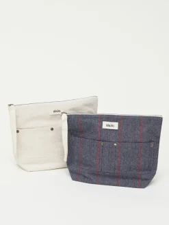 Aiayu Pouch Pocket Canvas, pure ecru fra