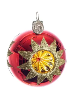 Brink Nordic Reflektor Julekugle, rød fra Discount