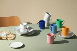 Lyngby Porcelæn Rhombe krus m. hank, gul fra Best