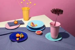 Lyngby Porcelæn Rhombe vase, rosa fra Hot