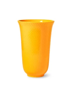 Lyngby Porcelæn Rhombe vase, rosa fra Hot