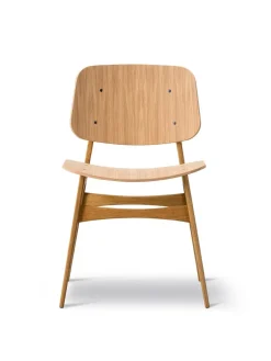 Fredericia Furniture Søborg Stol, træstel af Børge Mogensen New