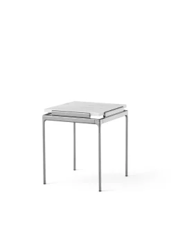 &Tradition Sett LN11 Sidebord, smoked glass/chrome fra Online