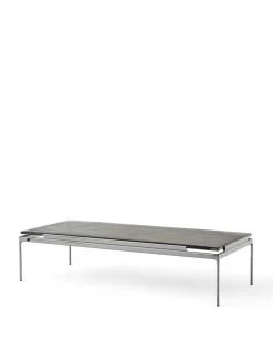 &Tradition Sett LN12 Sofabord, bianco carrara marble/chrome fra Clearance
