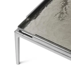 &Tradition Sett LN12 Sofabord, smoked glass/chrome fra Clearance