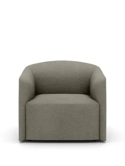 New Works Shore Lounge Chair Extended Base, taupe fra Online