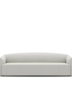 New Works Shore Sofa 3 Seater Extended Base, quill fra