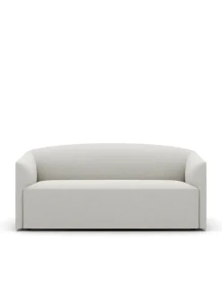 New Works Shore Sofa 2 Seater Extended Base, quill fra