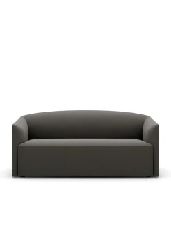 New Works Shore Sofa 2 Seater Extended Base, lava rock fra Sale