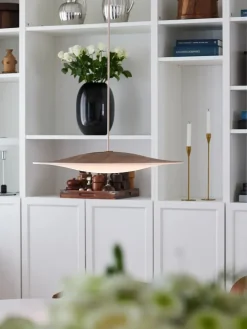 Piet Hein Sinus Wood Pendel, valnød fra Clearance