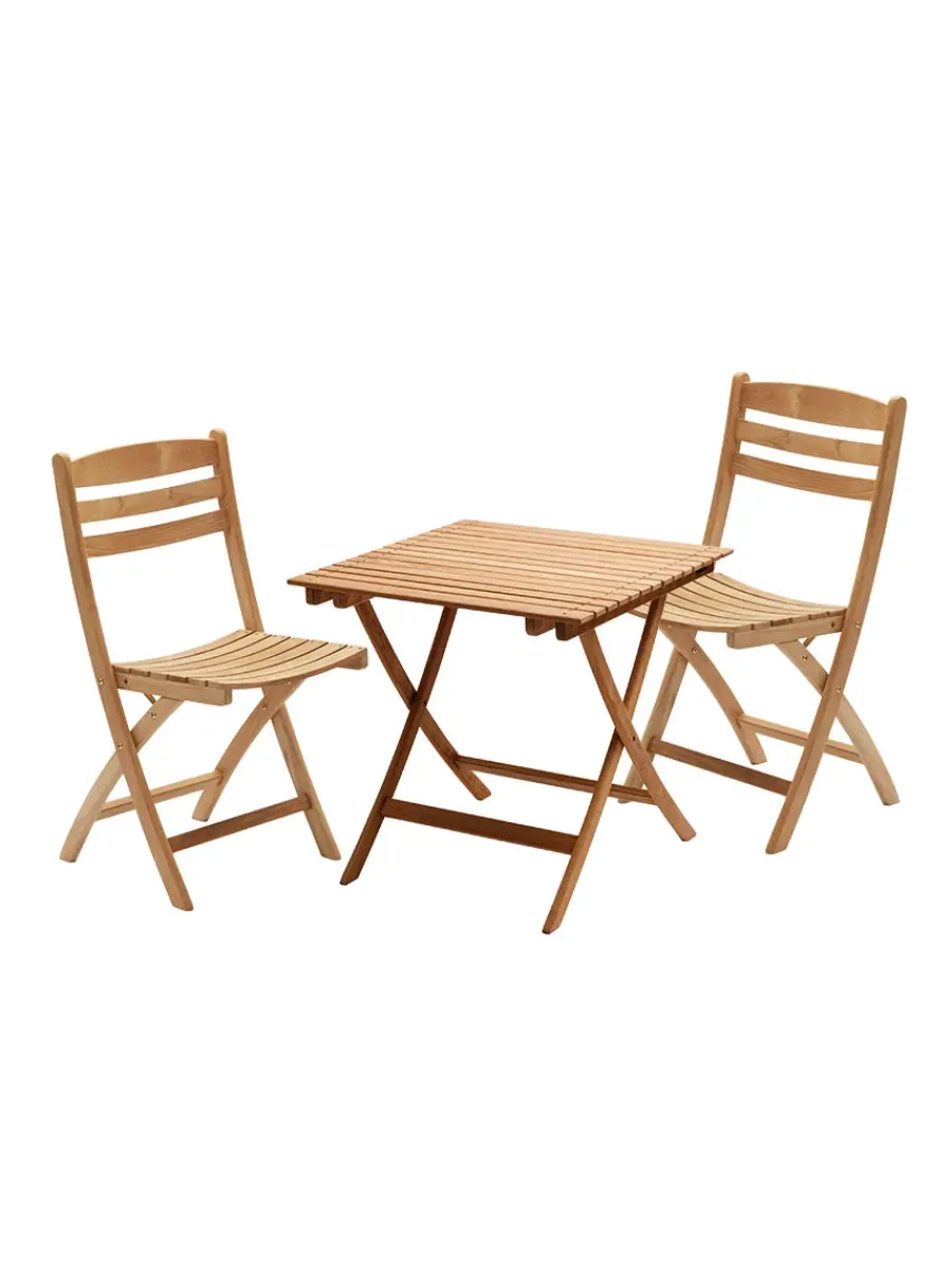 Fritz Hansen Skagerak Selandia Sæt, 2 armstole og Ø 94 bord fra Discount